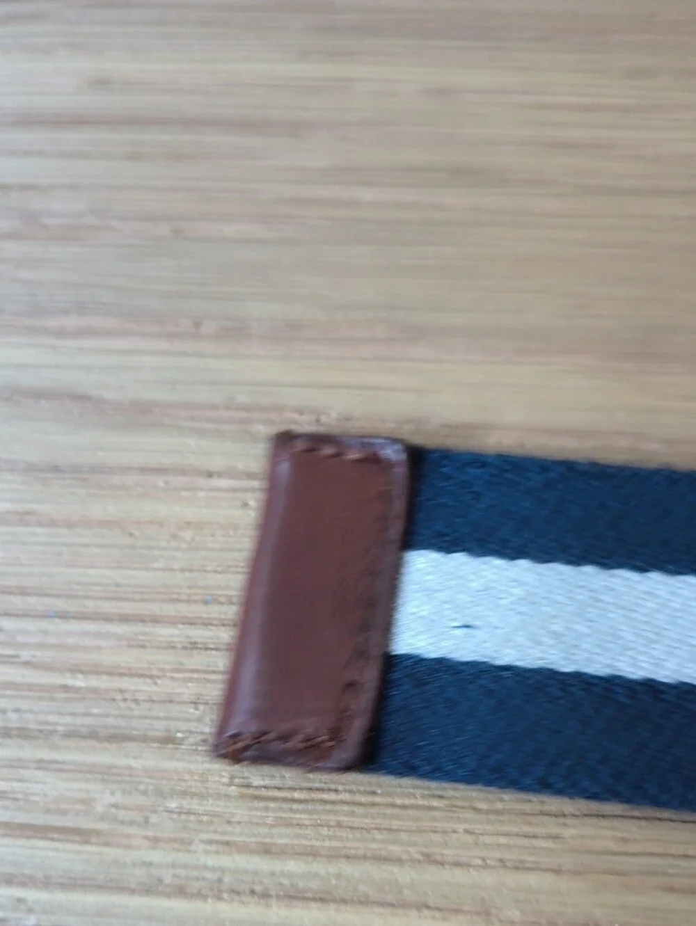 Polo Ralph Lauren US Open Canvas O-Ring Belt Navy White Stripe Size L 48